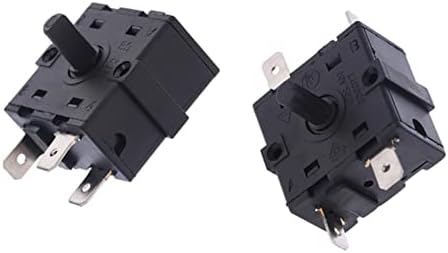 DAYAQ Elektromos Szoba Fűtés Pozíció 3 Pin 5Pin Rotary Switch Selector AC 250V 16A Radiátor 1db (Szín : 3 Pin -)