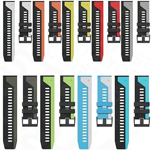 ANKANG Sport Szilikon Watchband Csuklópántot a Garmin Fenix 6X 6 Pro 5X 5 + 3 HR Smartwatch 22 26mm EasyFit gyorskioldó Csuklópánt (Szín