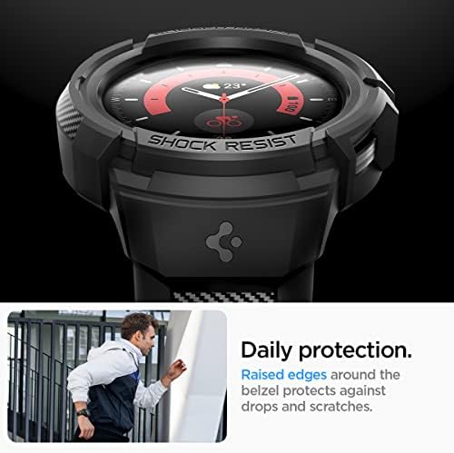 Spigen Masszív Páncél Pro Célja a Samsung Galaxy Óra 5 Pro Zenekar Esetben Protector 45mm (2022), valamint S353 Célja a Galaxy Watch5 Töltő
