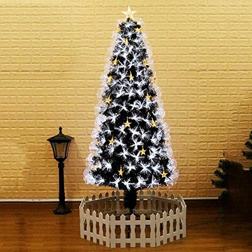 Mesterséges karácsonyfa Környezetbarát PVC Égésgátló LED Világítás & Összecsukható Fém Lucfenyő Csuklós karácsonyfa