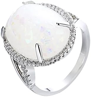 Vintage Gyűrű a Nők Négy Karmok, Drágakő, Gyémánt Gyűrű, Női Divat, Ékszerek Legnépszerűbb Tartozékok (Ezüst, 9)