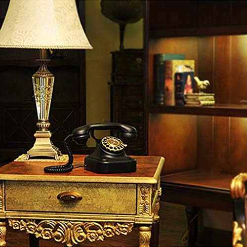 Qdid Klasszikus Vintage Telefon Forgó Tárcsa Vezetékes Telefon Vezetékes Telefon, Otthoni Hotel Iroda