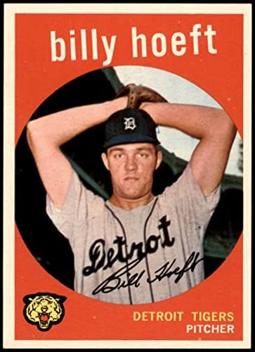 1959 Topps 343 Billy Hoeft Detroit Tigers (Baseball Kártya) NM/MT Tigrisek