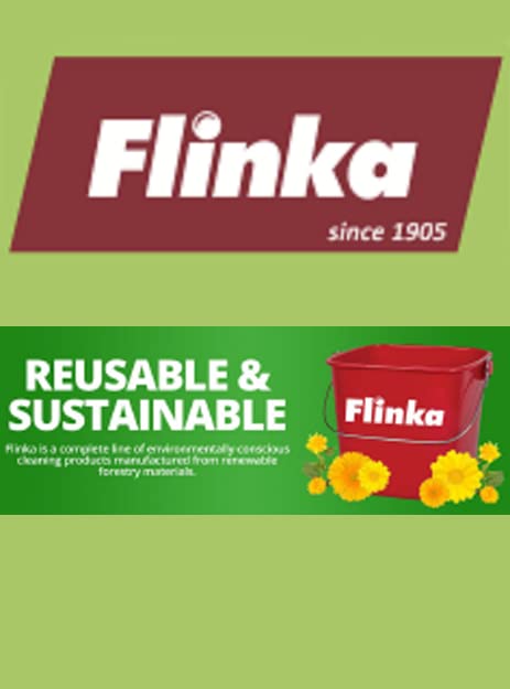 Flinka Az Eredeti Újrafelhasználható Bőr Ruhával 20 x 14 Made in Germany, 1 Csomag