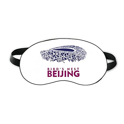Turisztikai Madár Fészket, Peking, Kína Aludni Szem Pajzs Puha Este Kendőt Árnyékba Borító