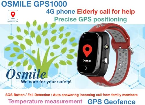 Osmile GPS1000 GPS Tracker sos Jelzés, Eső Riasztás, GeoFence Funkció, Hőmérséklet Kijelző (ED1000 Bővített Változat)