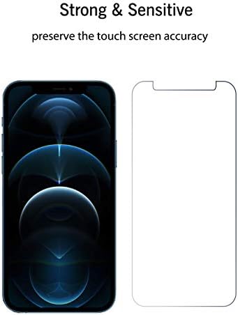 Ailun Üveg kijelző Védő fólia iPhone 12 pro Max 2020 6.7 Hüvelyk 3 Csomag Esetben, Barátságos, Edzett Üveg
