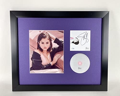 Selena GomezRitka AUTOGRAM, Dedikált Fotó, Egyedi Keretezett 16x20 CD Kijelző ACOA