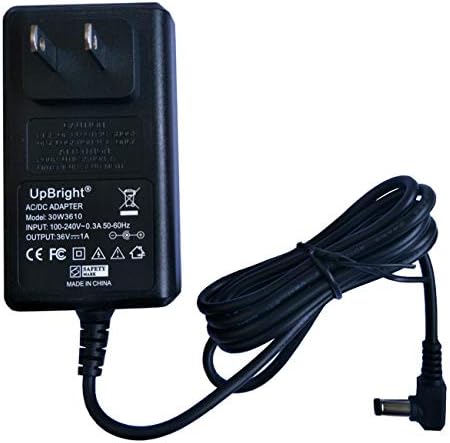 UpBright 36V AC/DC Adapter Kompatibilis a CND LED Lámpa Köröm UV Szárító Sellak YS35-3601000U UV-KLC-3600100 9200 90200 09200 C09200