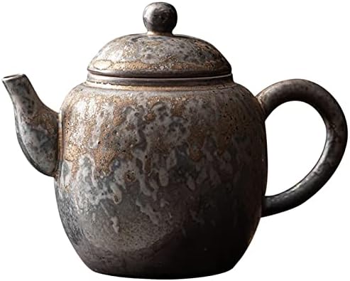 EYHLKM Háztartási kőedény Kungfu teáskanna teás készlet nappali, iroda teáskanna aranyozott egységes pot filter tea készítő (Szín :