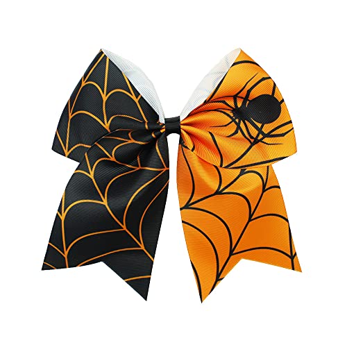 Halloween Felvidítani Jumbo Íjak Narancs Lófarok Jogosultja Halloween pom-Pom lány Íj Haj Nyakkendő JHH19 (Set-B)