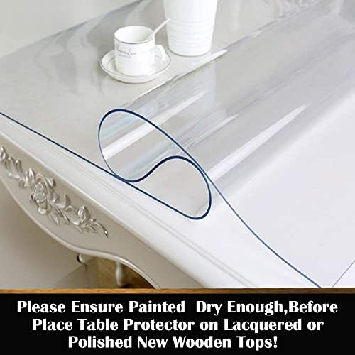 Leoewo Tér Tiszta Pvc Tábla Védő Éjszaka ágy mellett, Asztali PVC Műanyag Terítő Asztali Borító Szőnyeg Egyszerű, Tiszta Por Topper Kabinet