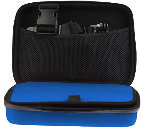 Navitech Kék, nagy teherbírású Masszív Nehéz Eset/Cover Kompatibilis A Rollei Action Cam 420/410/400/300