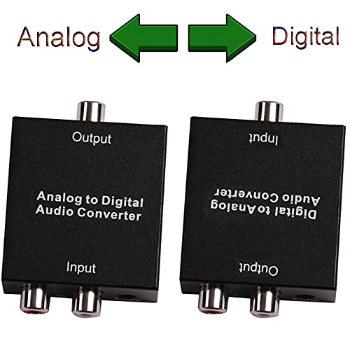 Csatlakozók Digitális-Analóg Audio Konverter DAC 3,5 MM-es Jack 2For RCA Erősítő Dekóder Optikai Rf Jelet Analóg Spdif Sztereó