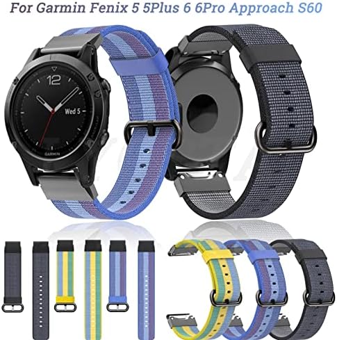 AXTI 22mm Nylon Watchband A Garmin Fenix 6 6X Pro Csuklópánt Heveder Fenix 5 5Plus 935 S60 Quatix5 gyorskioldó Smartwatch Tartozék