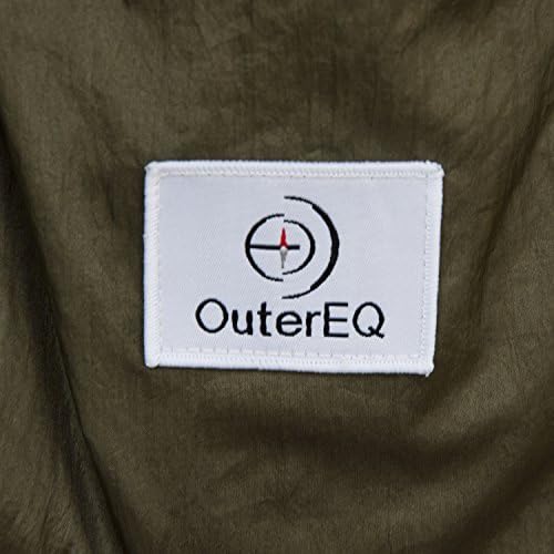 OuterEQ Hordozható Ejtőernyős Kemping Függőágyak Könnyű Nylon Szövet Utazási Függőágy (Hadsereg/Olive, 295cm x 198cm/Dupla)