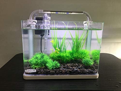 Smoothedo-Háziállat Akváriumi Növények akvárium Dekoráció Közepes/Magas-6.3 hüvelykes/16cm Műanyag Mesterséges Növény Aranyhal Waterscape
