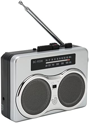 A hordozható Kazettás Lejátszók Felvevők, FM AM Rádió Walkman Kazetta Lejátszó Beépített Mikrofon Külső Hangszórók, Walkman Kazetta Lejátszó
