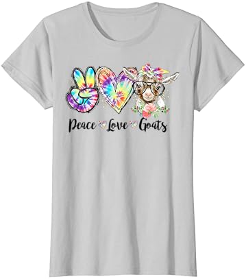Nyakkendő Festék, Béke, Szeretet, Kecskék Vidéki Lány Kecske Szerető Vicces Ajándék Póló
