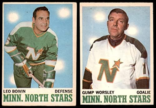 1970-71 O-Pee-Chee Minnesota North Stars Közelében Csapat készen áll Minnesota North Stars (Set) EX+ Észak-Csillagok,