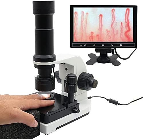 Mikroszkóp Kiegészítők, Kit a Felnőttek Digitális Mikroszkóp Világító USB Mikroszkóp LCD Kijelző Labor Fogyóeszközök (Szín : 7 Inch