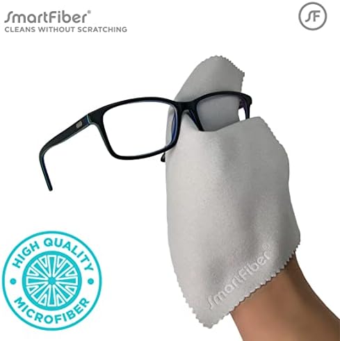 Smartfiber Mikroszálas Tisztító Kendővel a Szemüveg 6 Csomag, Prémium Szemüveg Lencse Tisztító, Szemüveg Törlőkendő, Telefonok,