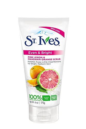 St. Ives Is & Fényes Arcát Súrolja Rózsaszín Citrom -, Mandarin Narancs 6 oz (Csomag 12)