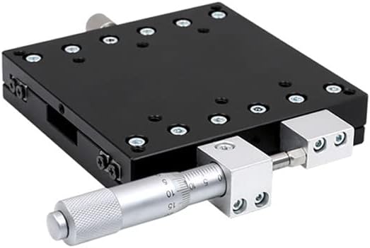 X Tengely 60 * 60mm Gomb Mikrométer Csúszó színpadon vezetősín Típusa Platform Kézi Elmozdulás Csúszó Táblázat LGX60-R,LGX60-L,LGX60-C