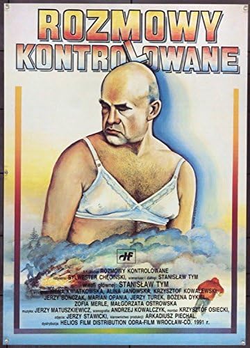 Hívások Ellenőrzött (1991) Eredeti lengyel Plakát (27x38) Nagyon Finom Művészet által LEONARD GRABOWSKI Film Rendezte: SYLWESTER