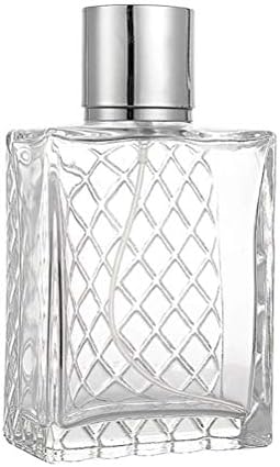 Fauitay Üveg Parfüm,100ml Parfüm Üveg Rácsok Hordozható Egyértelmű Utazási Újratölthető Parfüm Üveg Üres Üveg