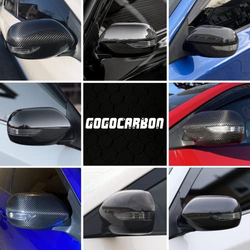 GOGOCARBON Szénszálas Tükör Fedél Subaru WRX STI/WRX 2008-2014 USDM a Szemellenző Jelző Lámpa Változat | Dekoratív Overlay Trim | U-Ellenálló,