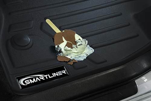 SMARTLINER Egyéni Alkalmas Szőnyegek 2 Sor Bélés Szett Fekete 2013-2017 Subaru Crosstrek/XV Crosstrek