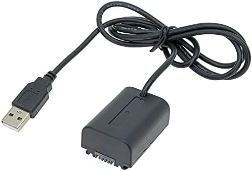 USB-Dummy Akkumulátor 40 Adapter Kábel Csere Sony NP-FV50