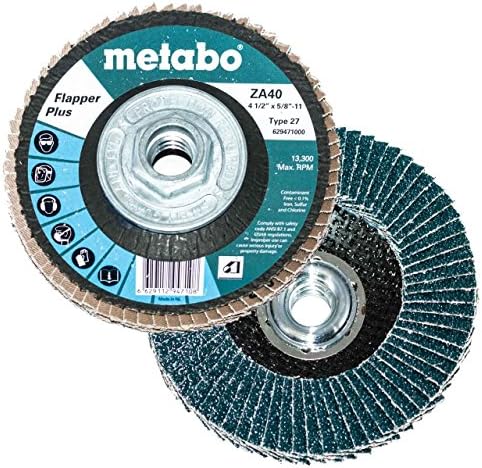 Metabo 629414000 6 x 5/8 - 11-es Fiatalos Plusz Csiszolóanyagok Fedél Lemez 80 As, 5 csomag