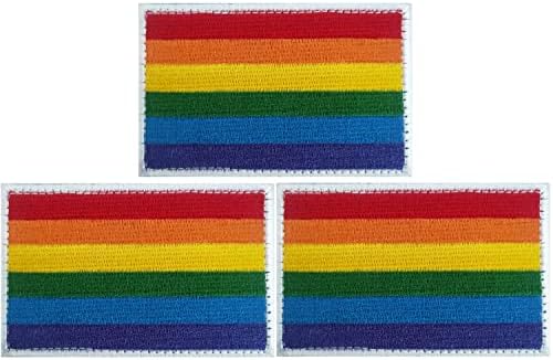 JAVD CYPS 3 Csomag Büszkeség Szivárvány Zászló Javítás Meleg Büszkeség LMBT Zászlók Taktikai Javítás Pride Flag Javítás Kalapok, Taktikai