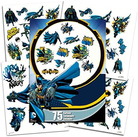 Trendek Int. DC Comics Batman Ideiglenes Tetoválás - Pack 75