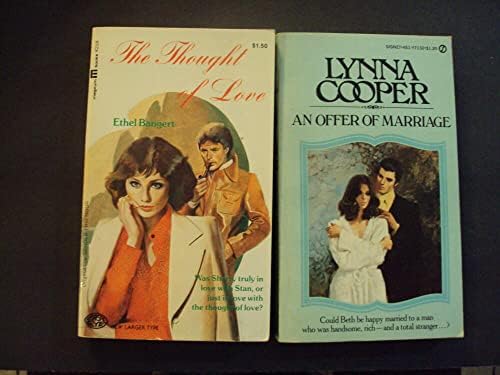 2 PBs A Gondolat, hogy A Szeretet által Ethel Bangert; Házassági Ajánlatot által Lynna Cooper