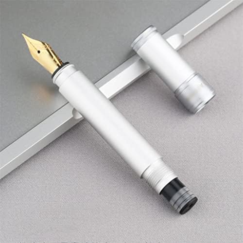 SDFGH Mini Ezüst Fountain Pen 0,5 mm Zsebében Rövid Tinta Pem az Office Üzleti
