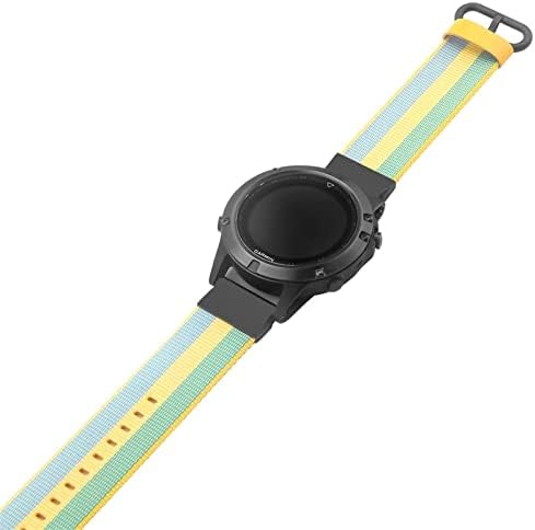 HOUCY 22MM gyorskioldó Nylon Watchband Szíj, A Garmin Fenix 6X 6 Pro Smartwatch Easyfit Csukló Zenekar Fenix 5X 5 Plusz 935 S60