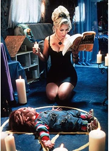 Plakát a Menyasszony egy Chucky, Készlet 9 Fali Dekor Művészi Nyomatok, Menyasszony egy Chucky Horror Film Plakátok Színész