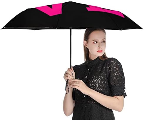 Imádom a Hokit 3 Redők Utazási Esernyő Anti-UV Szélálló Esernyők Divatos Auto Nyitott Esernyő
