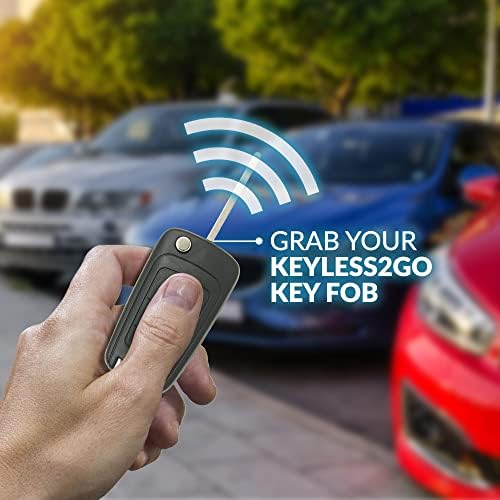 Keyless2Go felváltó Új Kulcsnélküli Távoli 5 Gombot Flip Autós kulcstartó Járművek Használatra FCC OHT01060512 (2 Csomag)