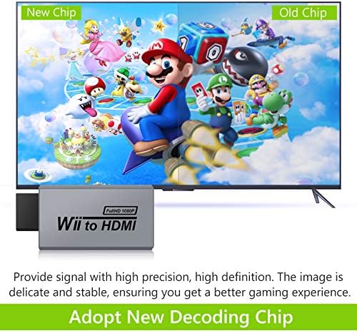 AUTOUTLET Wii, hdmi Átalakító Wii, HDMI Adaptert, a 720P vagy 1080P Wii2HDMI Adapter Csatlakozó Kimeneti Videó 3,5 mm-es Audio Jack