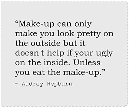 2 x Idézet Audrey Hepburn Mikroszálas Lencse/Szemüveg Tisztító Kendők (LC00001353)
