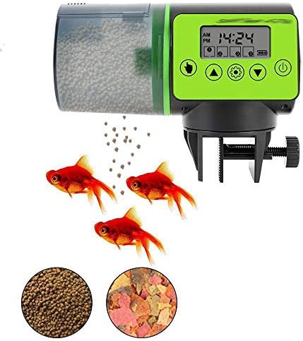 UXZDX Automatikus Hal Feeder Akvárium Digitális akvárium Elektromos Műanyag Időzítő Feeder Élelmiszer Takarmányozási Adagoló Eszköz