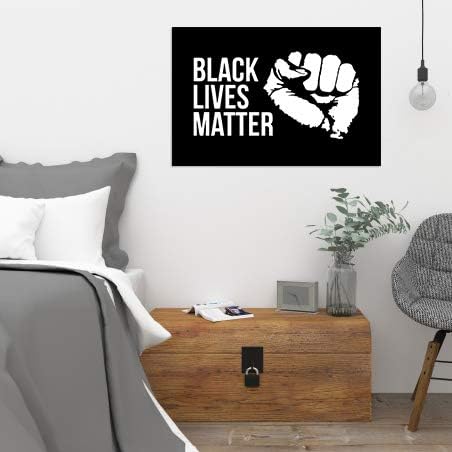 Prémium Plakátok Fekete Él Számít, Banner - BLM Fényes Poszter - Nagy 24x16 inch