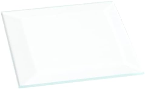 Plymor Tér 3 mm Világos, Ferde Üveg, 2 inch x 2 hüvelyk (Csomag 3)