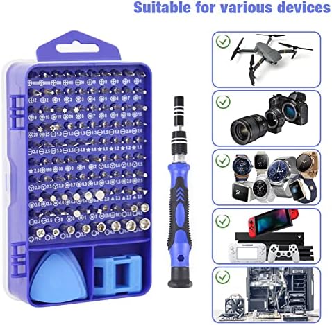 Precíziós Csavarhúzó Készlet,Csavarhúzó Készletek,121 1 Elektronikai Mágneses Repair Tool Kit for iPhone, MacBook, Számítógép,