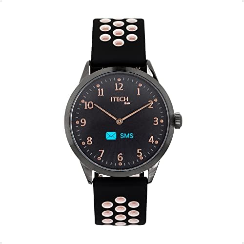 ITECH Duo Smartwatch Fitness Tracker Lépés Számláló Aludni Monitor csatlakoztatható GPS Értesítések a Nők, mind a Férfiak, akár 10 Nap Akkumulátor