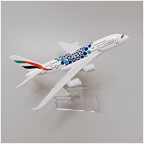 Repülőgép Modellek 16cm Légiközlekedési Expo 2020 Dubai, egyesült arab EMÍRSÉGEK, Dubai Airbus 380 A380 Die Cast Repülőgép Modell Dísz Vagy